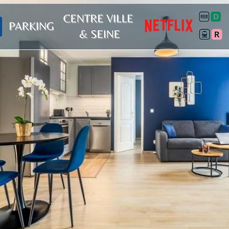 Appartement L'Ilot Bleu Paradis Melun Kültér fotó